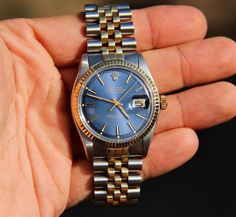 blueface rolex watch|rolex vintage blue dial.